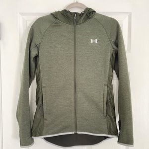Under Armour | ColdGear Green Hooded Jacket. XS